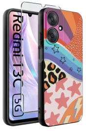 etui-do-xiaomi-redmi-13c-5g-wzory-orsilikonowe-matt-case-szklo-hartowane-9h
