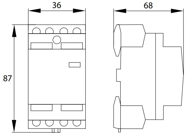 stycznik-modulowy-sc201-2p-25a-ac-230v-4no-schelinger-glebokosc-82-mm