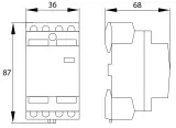 stycznik-modulowy-sc201-2p-25a-ac-230v-4no-schelinger-glebokosc-82-mm