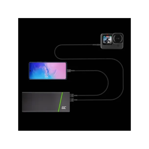 kabel-green-cell-usb-usb-typ-c-03-m-czarny-zlacza-usb-usb-typ-c
