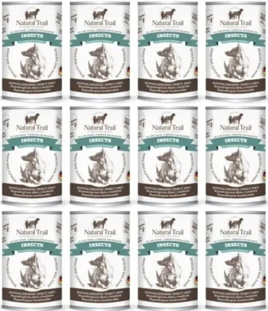 NATURAL TRAIL Insects zestaw 12 puszek 350g