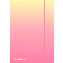 teczka-a4-z-gumka-coolpack-ombre-gradient-peach