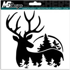 naklejka-grafika-na-samochod-sylwetka-jelenia-deer-las-wild-animal-15x15