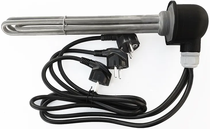 GRZAŁKA POTRÓJNA 2000/2000/2000W 5/4 DO DESTYLATORA NIERDZEWNA Z Przewodem