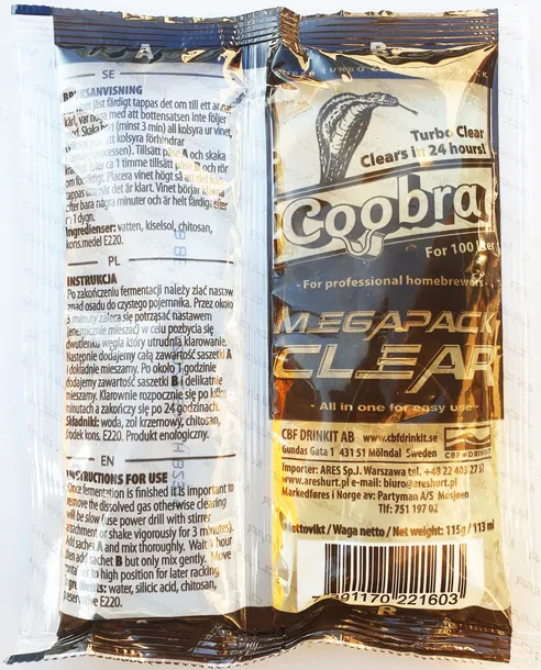 SuperKlar 24h Coobra KLAR  TURBO KLAR 100 LITRÓW