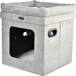 amazon-basics-skladany-domek-dla-kota-38-x-38-x-43-cm-szary