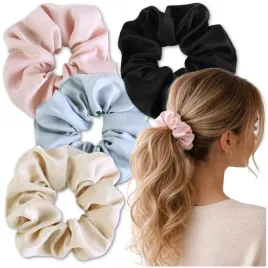 gumka-do-wlosow-satynowa-scrunchie-duza-damska-wygodna-frotka-zestaw-4szt