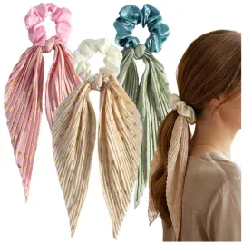 gumka-z-apaszka-chusta-do-wlosow-ozdoba-elegancka-scrunchie-zestaw-3szt