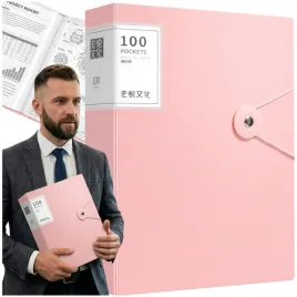 segregator-a4-dokumenty-organizer-do-biura-szkoly-100szt-koszulek-rozowy