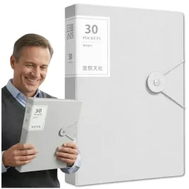 segregator-a4-dokumenty-bialy-30szt-koszulek-z-gumka-organizer-biuro
