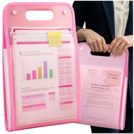 teczka-a4-na-dokumenty-harmonijkowa-13-przegrodek-organizer-biuro-rozowy