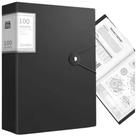 segregator-a4-dokumenty-organizer-teczka-100-koszulek-biuro-szkola-czarny