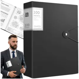 segregator-a4-dokumenty-organizer-teczka-100-koszulek-biuro-szkola-czarny