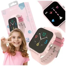 smartwatch-zegarek-damski-rozowy-dla-dzieci-forever-igo-pro-jw-150-rozowy