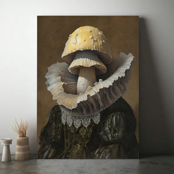 obraz-na-plotnie-portret-grzyb-50x70-cm-stan-nowy