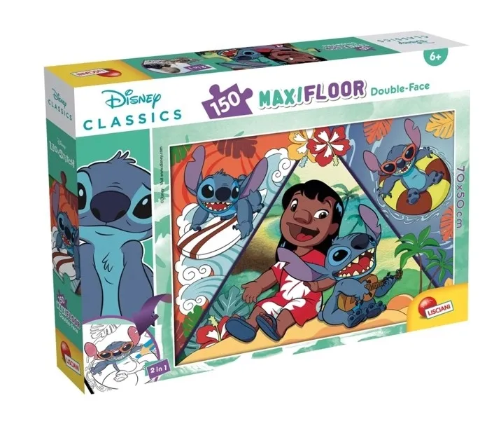 lisciani-puzzle-df-maxifloor-150-liloandstitch-kolekcja-inna
