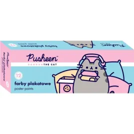 farby-plakatowe-12kol-20ml-pusheen-8006