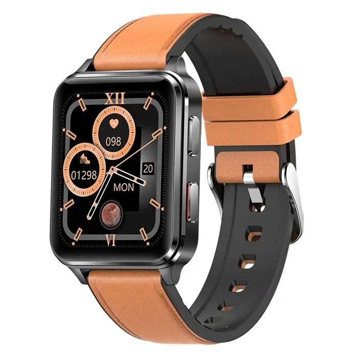 smartwatch-ku5-pro-brazowy-material-paska-tworzywo-sztuczne