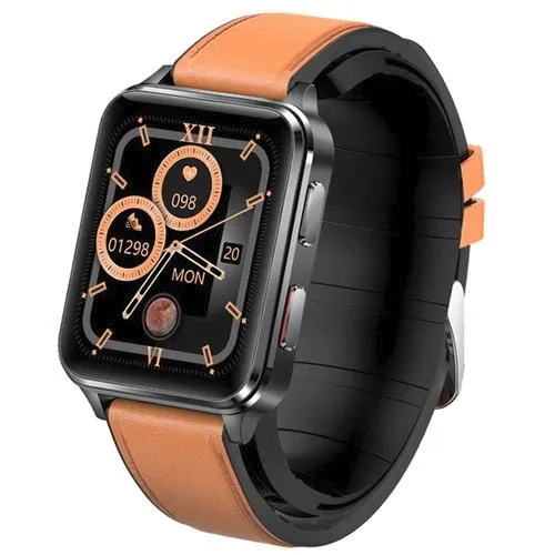 smartwatch-ku5-pro-brazowy-ksztalt-koperty-prostokatna