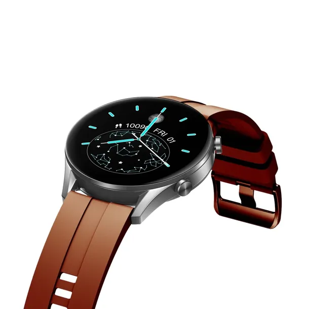 smartwatch-oromed-brazowy-czujniki-krokomierz