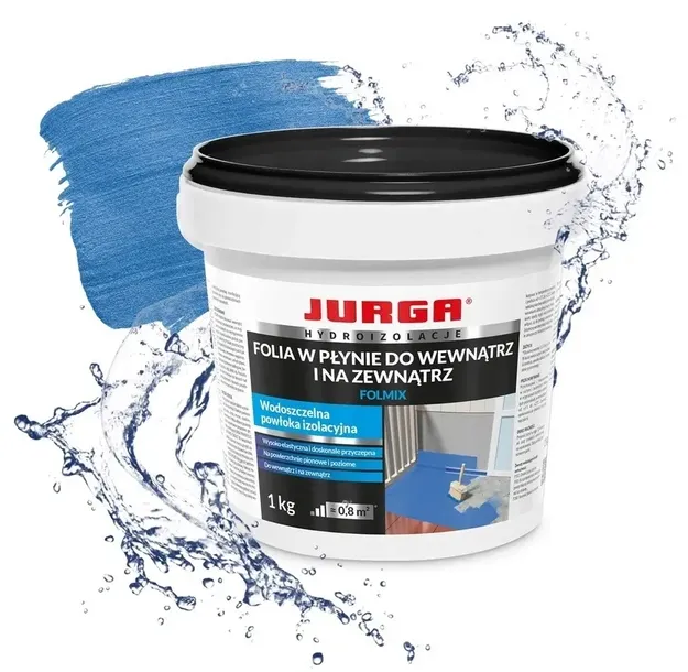 FOLMIX FOLIA W PŁYNIE JURGA HYDROIZOLACJA ŁAZIENKA KUCHNIA BALKON 1 kg