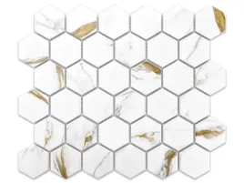 mozaika-ceramiczna-heksagon-carrara-gold-mozaika-29-7-x-26-2-cm