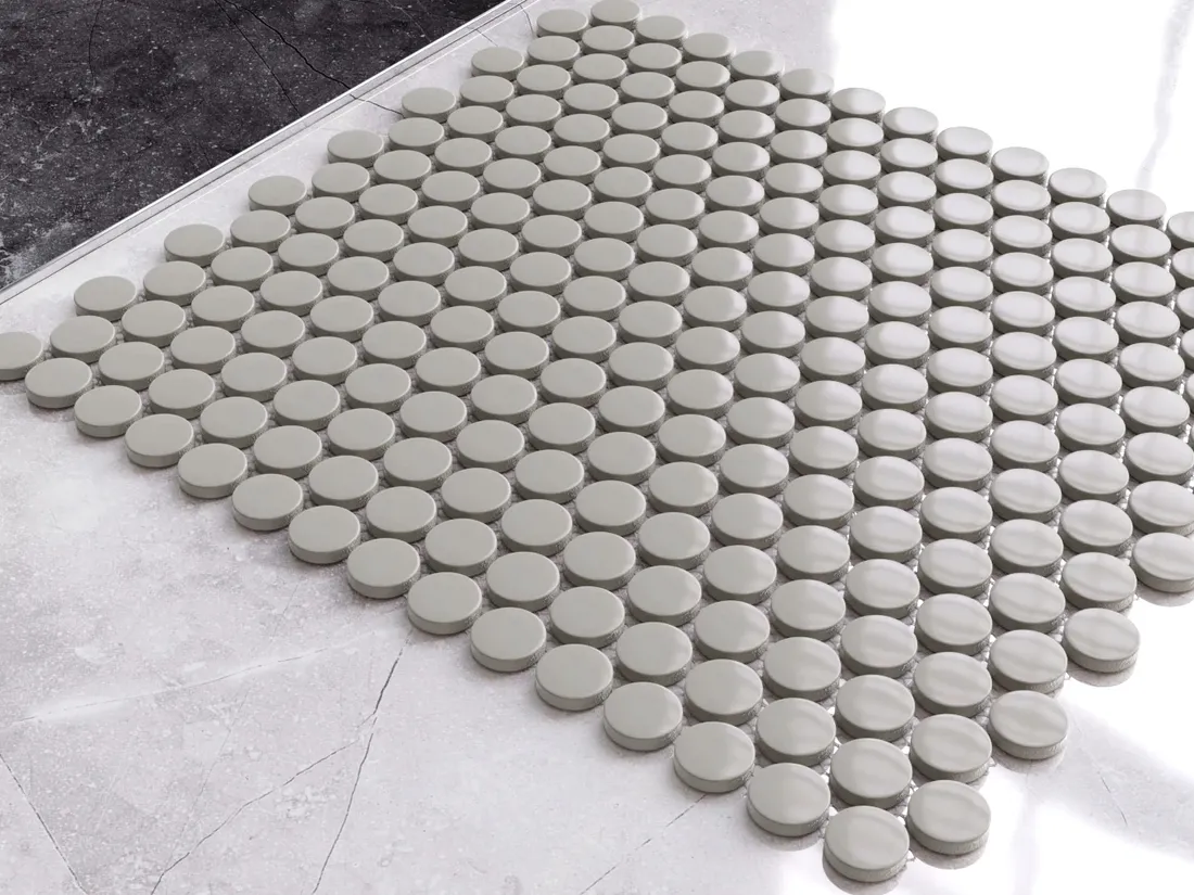 mozaika-ceramiczna-penny-dots-grey-matowa
