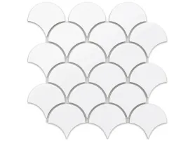 mozaika-ceramiczna-fish-scale-white-mat-biala