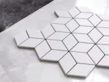 mozaika-ceramiczna-diamond-romb-biala-matowa-stan-nowy
