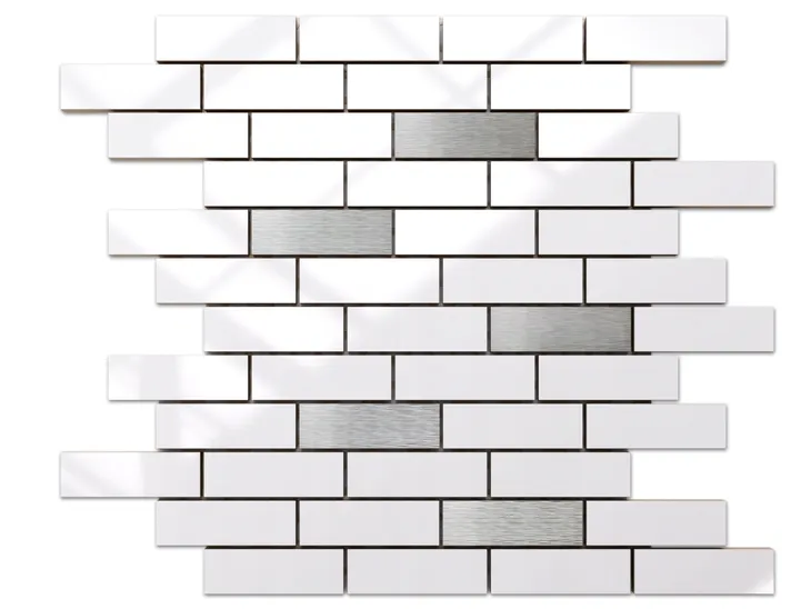 mozaika-biala-white-polysk-silver-cegielka-murek