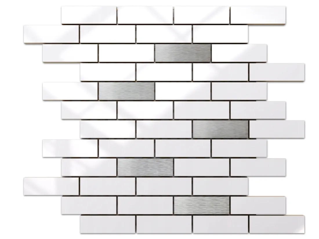 mozaika-biala-white-polysk-silver-cegielka-murek