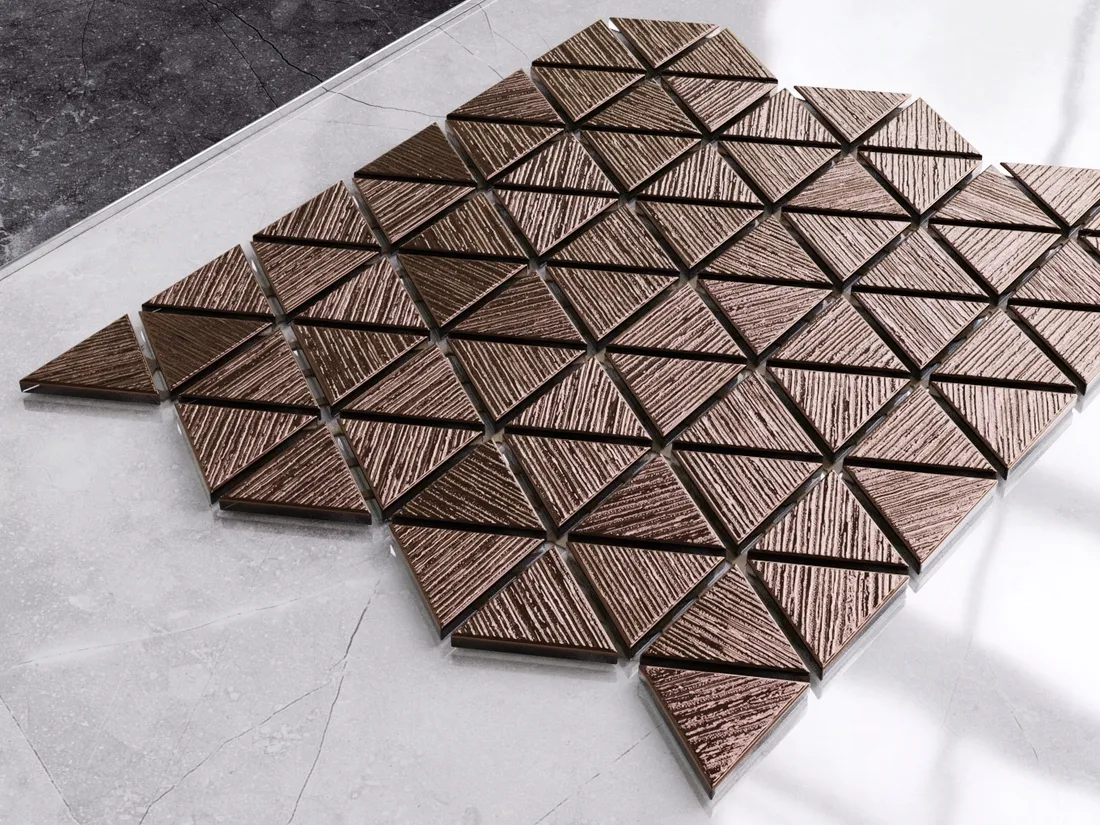 mozaika-szklana-triangle-blanket-copper-brown