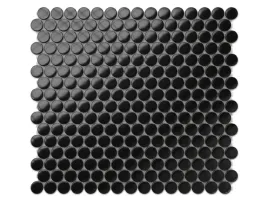 mozaika-ceramiczna-penny-dots-czarna-mat-satyna