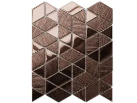 mozaika-szklana-triangle-diamond-copper-brown