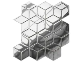 mozaika-romb-diamond-srebrna-silver-metalic