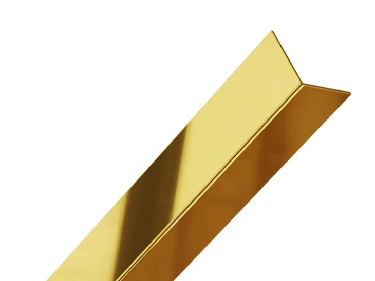 KĄTOWNIK WYKOŃCZENIOWY L ZŁOTY POŁYSK 2cm x 2cm x 270cm