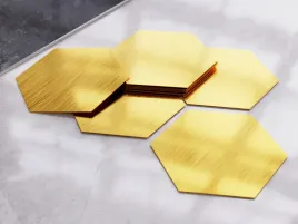 heksagon-dekoracyjny-zloty-satynowy-gold-9-szt