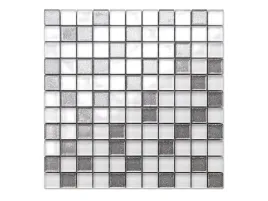 mozaika-szklana-pure-crystal-srebrna-biala-30x30