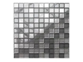 mozaika-szklana-szara-silver-brokat-gray-listwa