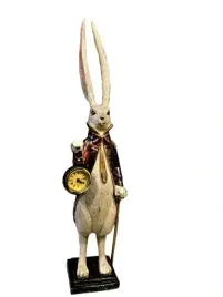figurka-figura-zajac-krolik-z-zegarem-model-i