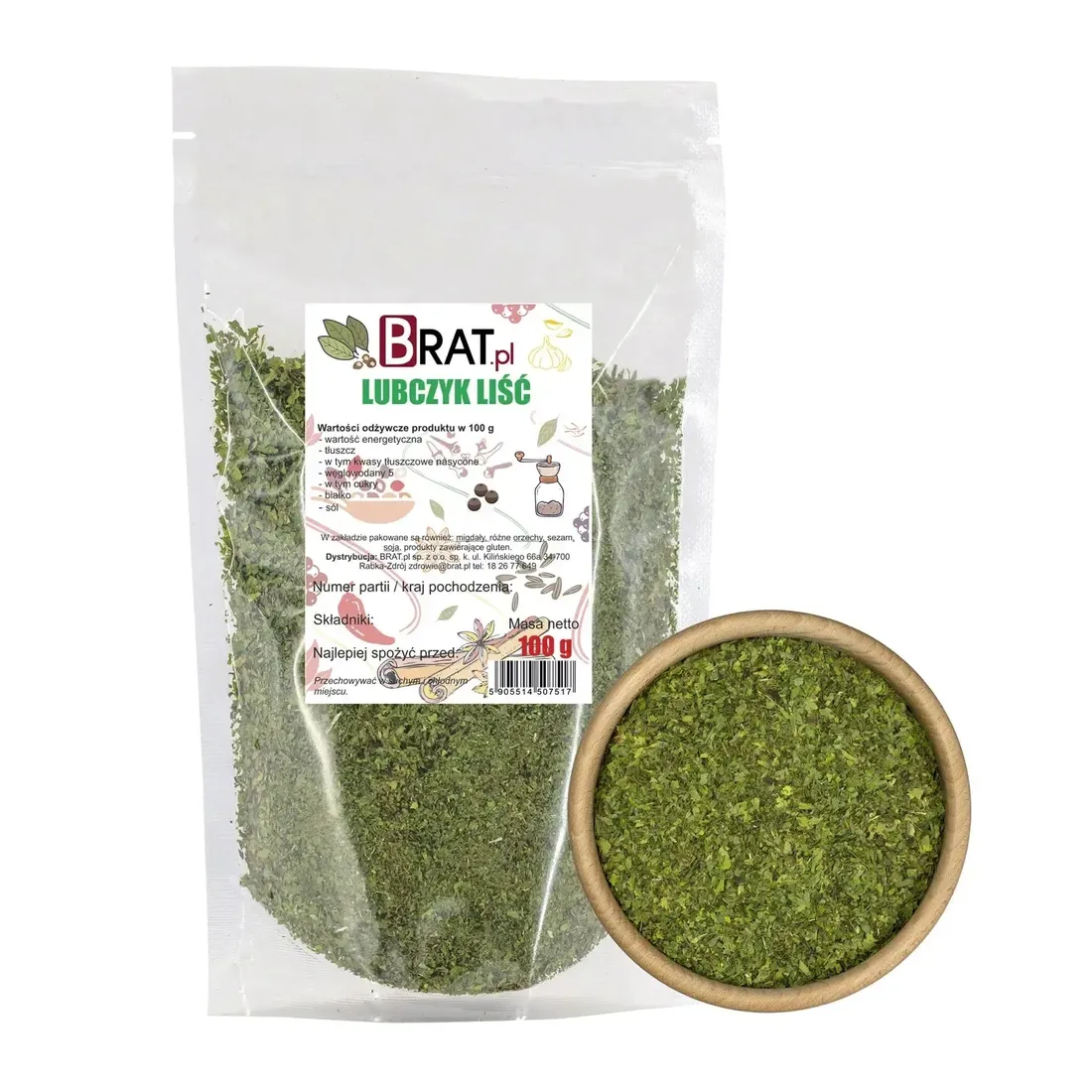 lubczyk-lisc-100g-stan-nowy