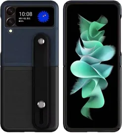 coque-skorzane-etui-do-samsung-galaxy-z-flip-4-granatowo-czarne