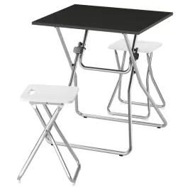 ikea-gunde-stol-i-2-stolki-skladany-czarny-skladany-bialy-67x67-cm