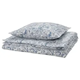 ikea-rodgersia-poszwa-na-koldre-i-poszewka-niebieski-bialy-150x200-50x60-cm