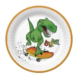 talerzyki-papierowe-crazy-dino-szalony-dinozaur-18cm-8szt