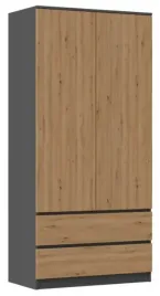 szafa-do-pokoju-mlodziezowego-2d2sz-90-cm-antracyt-sylwia-ts-3-kolory