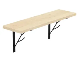 polka-wiszaca-loft-bianco-kuchnia-pokoj-klon-60cm