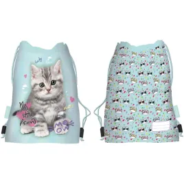 worek-na-obuwie-st-majewski-my-little-friend-mint-kitty