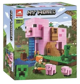 my-world-500-el-dom-w-ksztalcie-swini-klocki-konstrukcyjne-11585