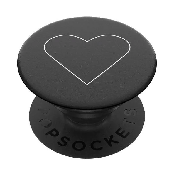 uchwyt-do-telefonu-popsockets-2-white-heart-black-stan-nowy